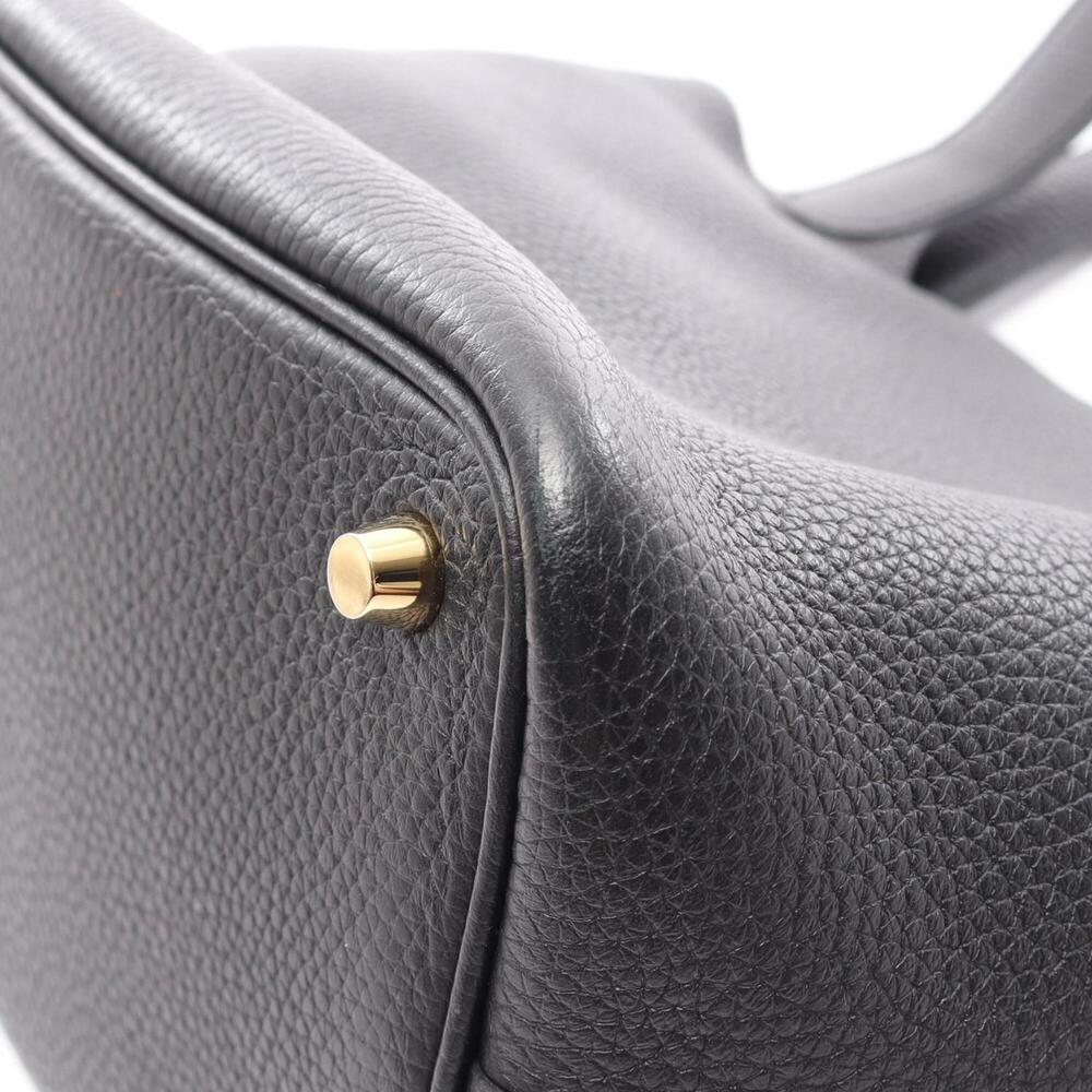 Hermes Picotin Lock PM Handbag, Taurillon Clemence Leather, Women's, Black, 0... - Picture 6 of 6